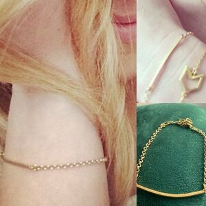 Dogeared balance Bar Bracelet delicate